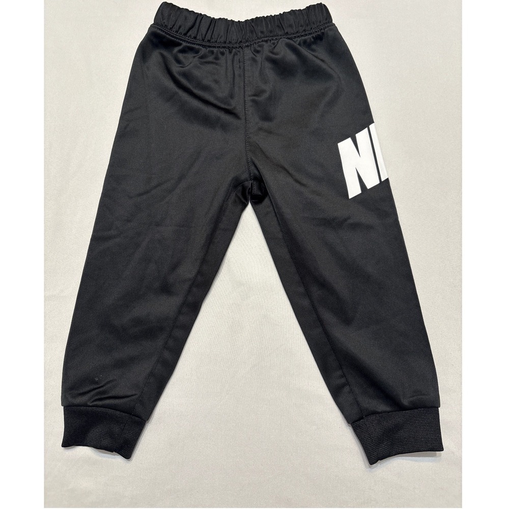 Nike Toddler Boys Black Tricot Jogger Pants Logo Graphic 18M 80-86cm